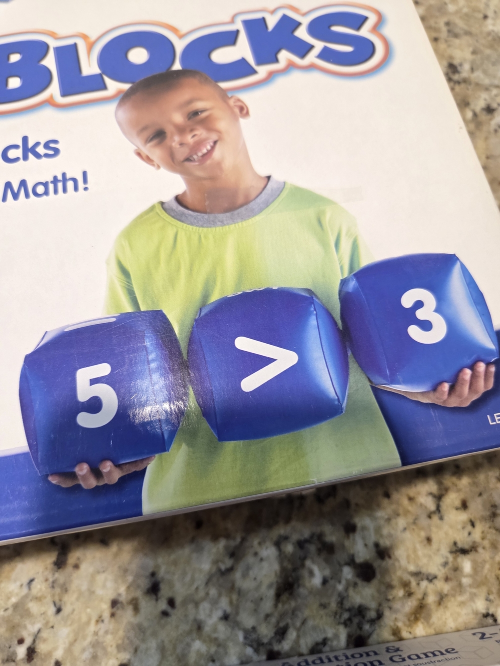 Learning Resources Inflatable Number Blocks Educational Math Equations Ages 4+ - Picture 3 of 7